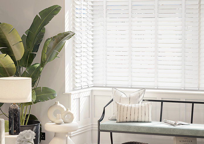 Ecowood Deluxe, Supreme White Satin - Motorised Venetian Blind - Image 14